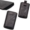 Husa Konkis Leather Case Washed Black (Samsung i9220 Galaxy Note N7000)