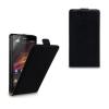 Husa Sony Xperia Z flip style slim neagra