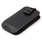 Dolce Vita husa pouch leather black M (iPhone N97 i9000 X1)