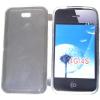 Husa apple iphone 4s silicon book style alb transparent