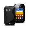 Silicone case samsung s5360 galaxy young s-line black