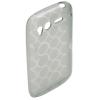 Silicone case htc desire s transparent black (tpu)