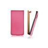 Husa apple iphone 5 flip style slim roz