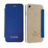 Husa apple iphone 7 / 8 guess, iridescent, carte, albastru