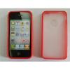 Husa apple iphone 4 / 4s bumper silicon rosu