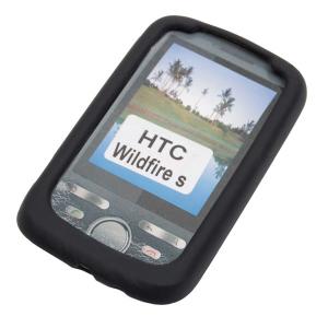 Silicone Case HTC Wildfire S black