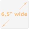 6.5&quot; wide (143mm x 78mm) folie de protectie guardline antireflex