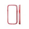 Bumper Samsung i9300 Galaxy S3 rosu / transparent (TPU)