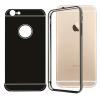 Husa bumper aluminiu negru 2 in 1 Apple iPhone 6S