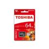 Card memorie toshiba 64gb microsdhc, class 10, adaptor inclus