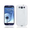 Silicone Case Samsung i9300 Galaxy S3 S-Line alb / alb (TPU)