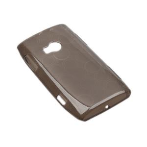 Silicone Case Nokia X7 transparent black (TPU)