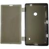 Husa nokia lumia 520 silicon book style negru transparent