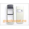 Original nokia carcasa 6020 a + b white silver bulk