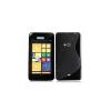 Husa nokia lumia 625 silicon s-line negru / negru (tpu)