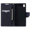 Husa sony xperia z5 premium carte mercury fancy negru