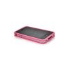 Bumper apple iphone 4 / 4s pink transparent (tpu)
