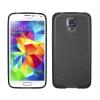 Husa carcasa silicon/aluminiu samsung galaxy s5 g900 neagra