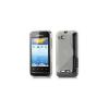 Husa motorola xt320 defy mini silicon s-line alb / transparent (tpu)