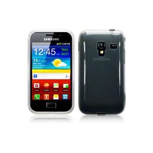 Silicone Case Samsung S7500 Galaxy Ace Plus transparent black (TPU)