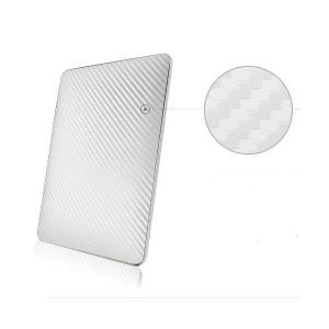 Apple iPad folie de protectie carcasa 3M DI-NOC carbon alb (incl. folie ecran)