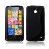 Husa nokia lumia 630 silicon s-line negru / negru