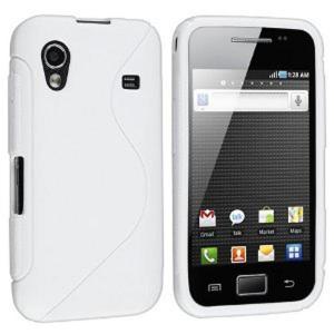 Husa Samsung Galaxy Ace S5830 silicon S-Line alb / alb (TPU)