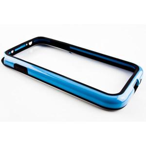 Bumper Samsung i9500 Galaxy S4 albastru negru