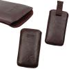 Husa konkis leather case washed brown l (desire evo 3d galaxy p990)