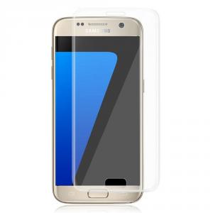 Folie Sticla Curbata, Samsung Galaxy S7 Edge, Full Face Transparent