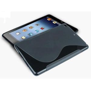 Husa silicon Apple iPad Mini S-Line negru / negru (TPU)