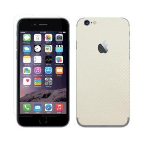 Apple iPhone 6 folie de protectie carcasa 3M DI-NOC carbon alb (incl. folie ecran)