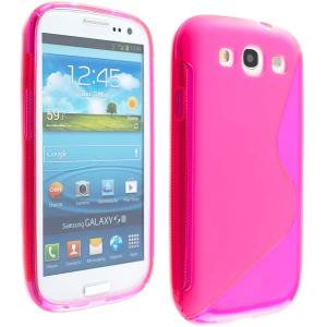 Husa Samsung i9300 Galaxy S3 silicon S-Line roz (TPU)