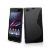 Husa sony xperia e3 silicon s-line negru / negru