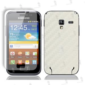 Samsung S7500 Galaxy Ace Plus folie de protectie 3M carbon white (incl. folie display)