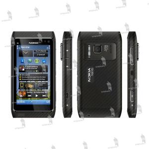 Nokia N8 folie de protectie carcasa 3M DI-NOC carbon negru (incl. folie ecran)