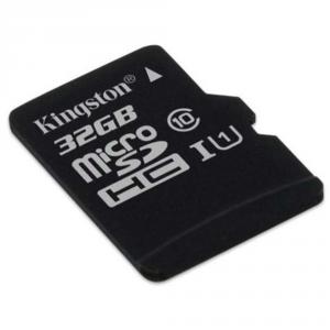 Card memorie Kingston 32GB microSDHC clasa 10 cu adaptor