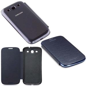 Original Samsung husa EFC-1G6FB flip style pebble blue (i9300 Galaxy S3)