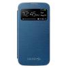 Husa Samsung i9500 Galaxy S4 originala EF-CI950BLE S-View bleumarin