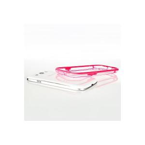 Bumper Samsung i9300 Galaxy S3 roz / transparent (TPU)