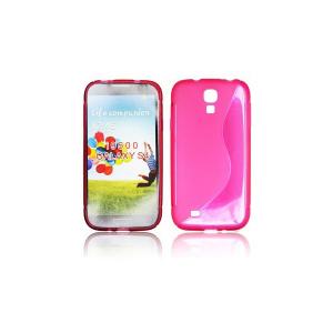 Husa Samsung i9500 Galaxy S4 silicon S-Line roz / roz (TPU)