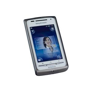 Silicone Case Sony Ericsson Xperia X8 transparent black (TPU)