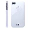 Hard case apple iphone 4 / 4s aluminium white / silver