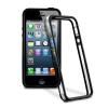 Bumper apple iphone 5 negru transparent (tpu)