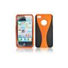 Husa apple iphone 4 / 4s hard case combo negru /