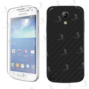 Samsung i9190 Galaxy S4 Mini folie de protectie 3M DI-NOC carbon negru (incl. folie ecran)