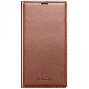 Husa Samsung Galaxy S5 EF-WG900BFE Carte Carbon Rosu Auriu