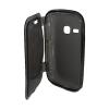 Husa samsung s6310 galaxy young silicon book style negru transparent