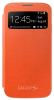 Husa Samsung i9500 Galaxy S4 originala EF-CI950BOE S-View portocalie