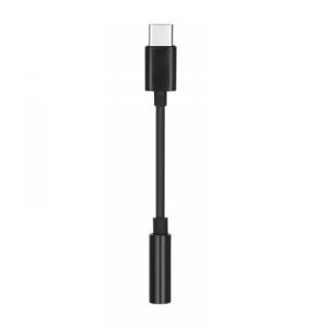 Adaptor audio Type C - Jack 3.5mm negru